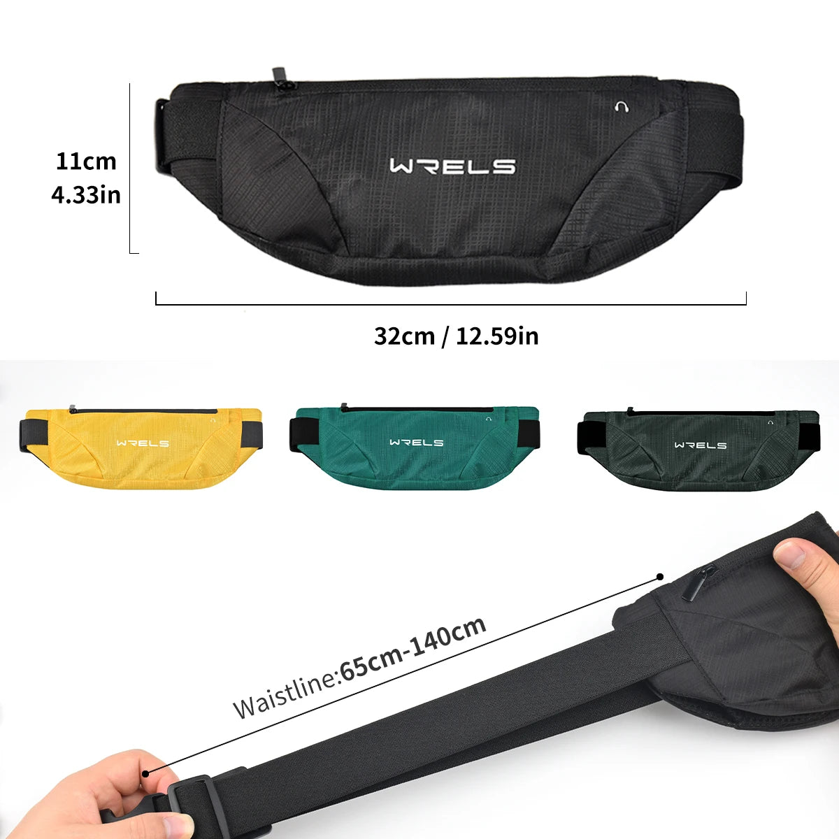 Ultra-thin cell phone waist bag, ideal for running