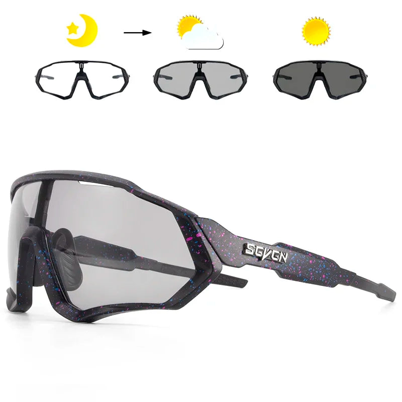 Lunettes de soleil photochromiques pour cyclisme, sports, course à pied
