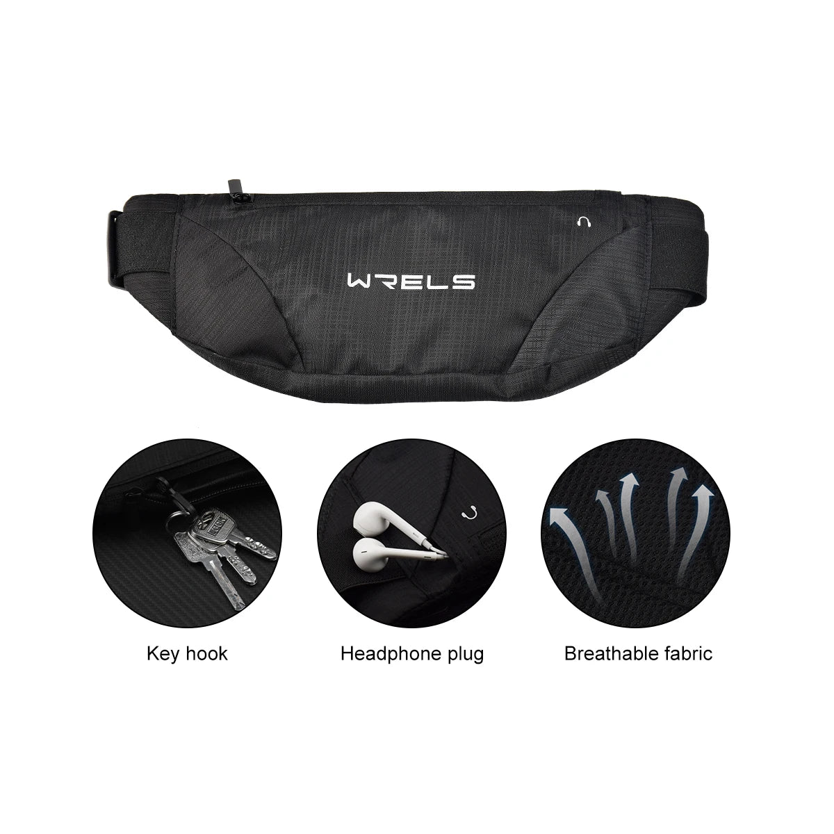 Ultra-thin cell phone waist bag, ideal for running