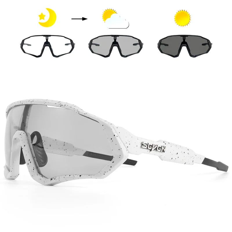 Lunettes de soleil photochromiques pour cyclisme, sports, course à pied