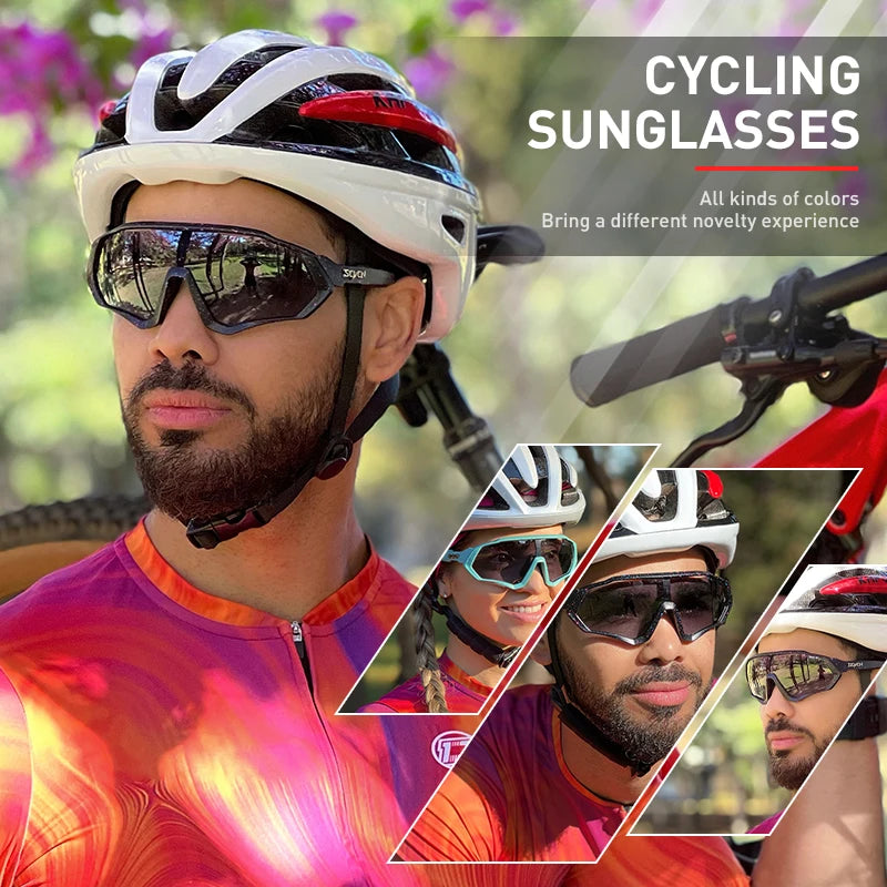 Lunettes de soleil photochromiques pour cyclisme, sports, course à pied