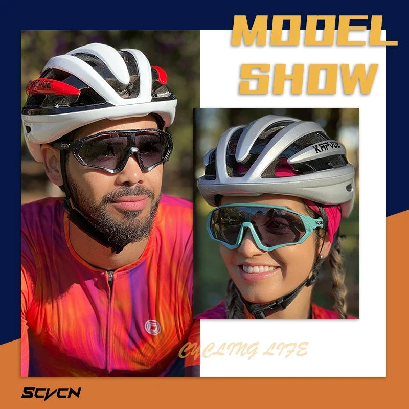 Lunettes de soleil photochromiques pour cyclisme, sports, course à pied