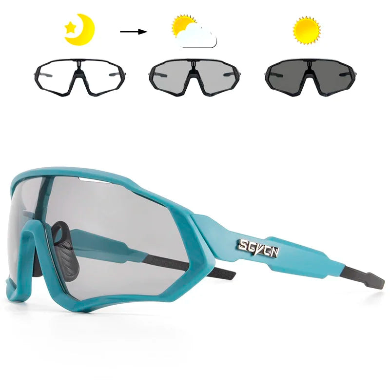 Lunettes de soleil photochromiques pour cyclisme, sports, course à pied