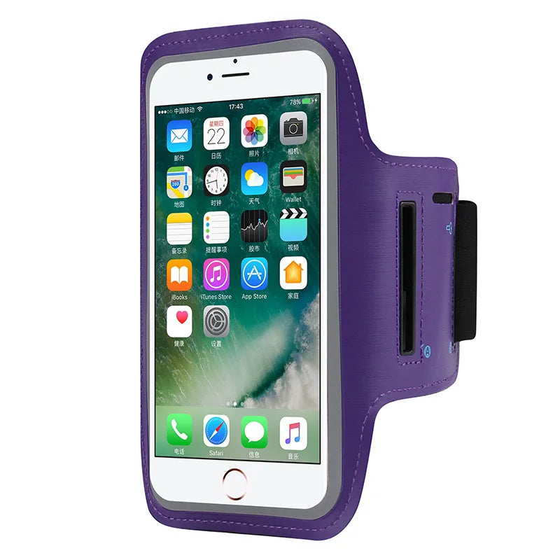 Brassard de sports universel pour téléphone portable étanche