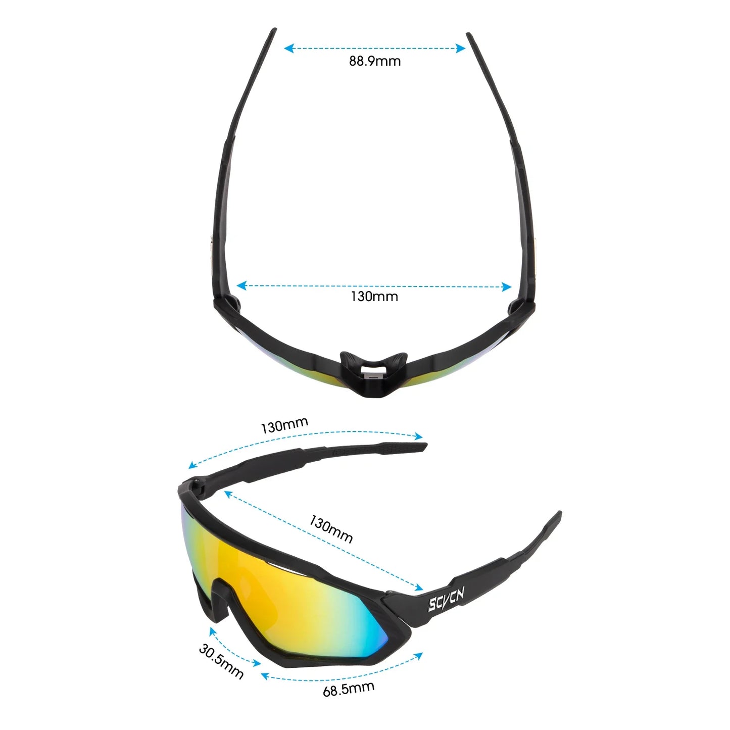 Lunettes de soleil photochromiques pour cyclisme, sports, course à pied
