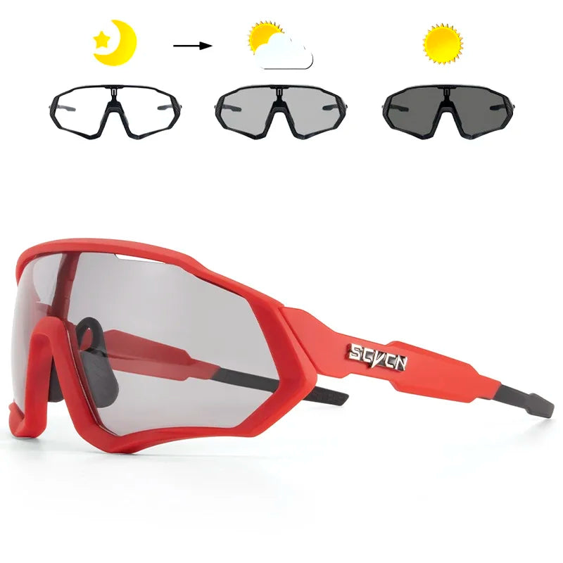 Lunettes de soleil photochromiques pour cyclisme, sports, course à pied